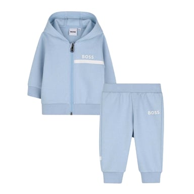 Boss - Trainingsanzug-Set für Baby, Fleece (Blau)