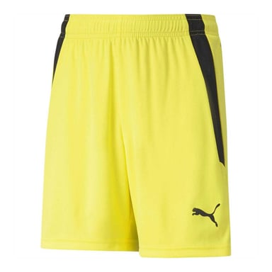 Puma - "Team Liga" Fußballshorts für Kinder (Fluoreszierendes Gelb/Schwarz)