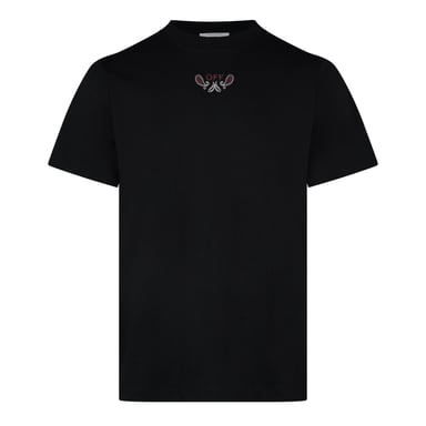 Off-White Off Bandana Arrow Herren-Slipper in Schwarz