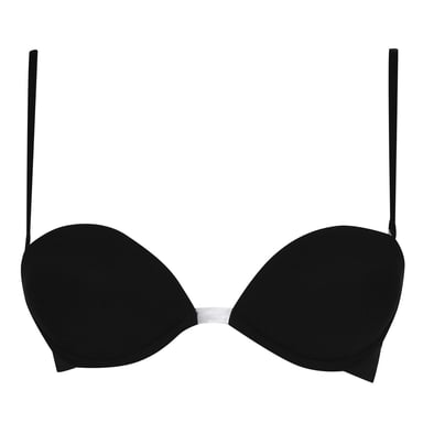 Wonderbra - BH für Damen, Mehrweg-Träger (Schwarz)