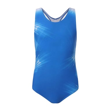 Slazenger - Badeanzug für Kinder, Halboffener Rücken (Blau)
