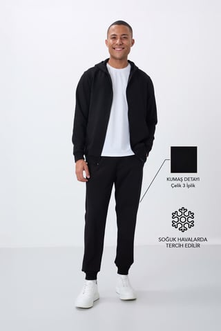 Tommy Life Herren-Set aus Kapuzen-Sweatshirt und Hose