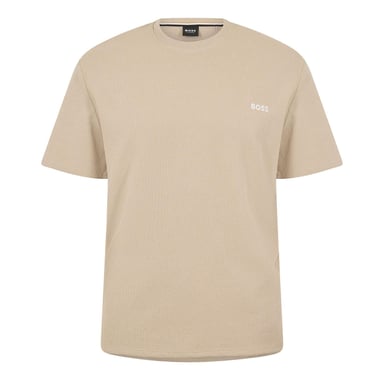 Boss - Schlafanzug-Oberteil für Herren, Strukturiert, Waffelstrick (Beige)