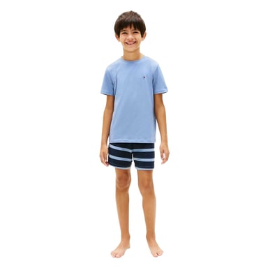 Tommy Hilfiger - "Essential" Schlafanzug mit Shorts für Kinder (Blau)