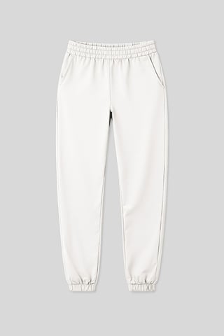 Tommy Life Damen Jogginghose aus Fleece mit hohem Bund und Relaxed Fit