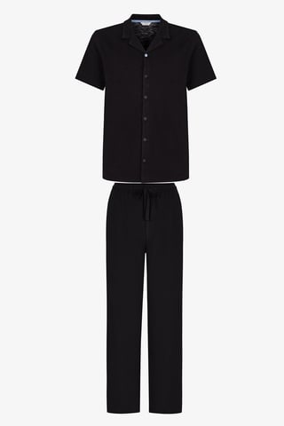 Penti Herren City Kurzarmhemd-Hose-Pyjama-Set