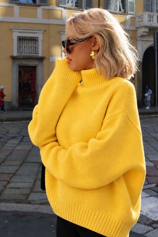 Mixray Damen-Strickpullover