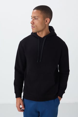 Tommy Life Herren-Sweatshirt mit Kapuze und Tasche