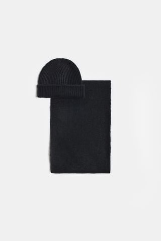 Dilvin Damen-Set aus Mütze, Schal und Handschuhen