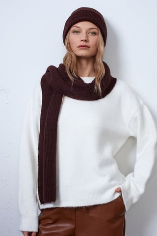 Damen-Set aus Mütze, Schal und Handschuhen