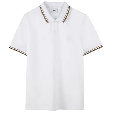Boss - Poloshirt für Herren, Piqué (Weiß)