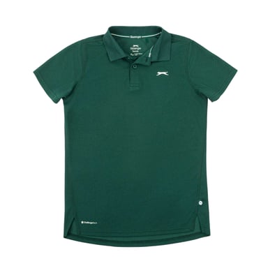 Slazenger - Poloshirt für Jungen, Leicht (Tannengrün)