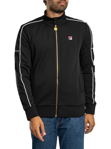 Fila Eldon Piping Trainingsjacke, Schwarz