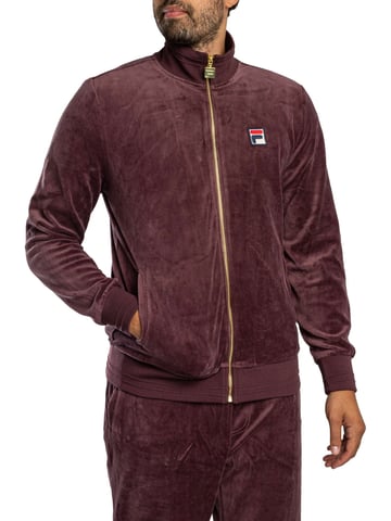 Fila Nero Velours-Trainingsjacke, Lila