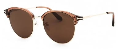 Tom Ford FT0889-K/S 45E glänzende hellbraune Sonnenbrille