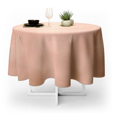 Unique Living Tischdecke Levi Altrosa 170cm Ø