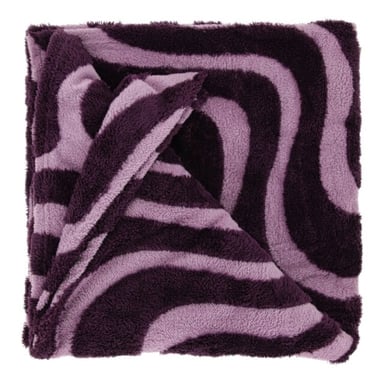Unique Living Plaid Maud Dunkelviolett 150x200cm