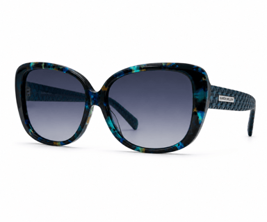 Karen Millen KM5060 604 Sonnenbrille in Blaugrün