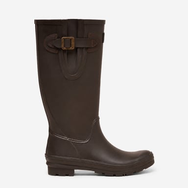 Joules Houghton Damen-Gummistiefel Schokobraun