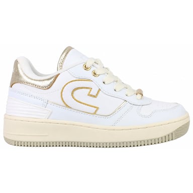 Cruyff Campo Low Kinder Sneaker Weiß/Gold