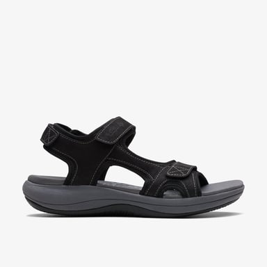 Mira Bay Black Sandalen
