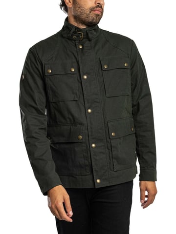 Superdry Wachs-Rennjacke, Grün