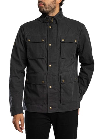 Superdry Wachs-Rennjacke, Grau