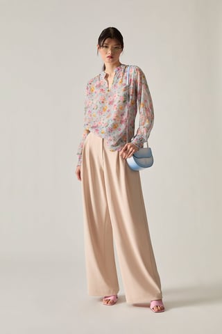 Vintage Bloom Bluse