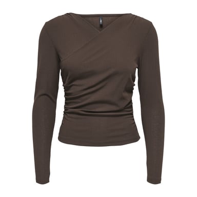 Only onllexi l/s Wickeltop jrs 15383493 coffee bean