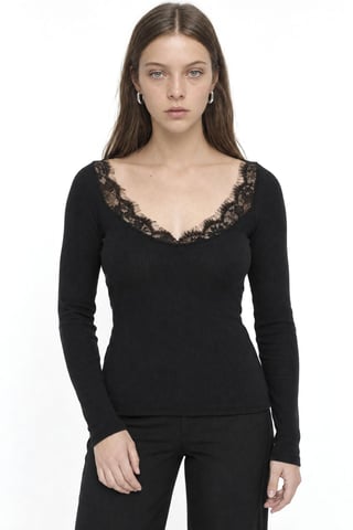 Damen-Baumwollbluse