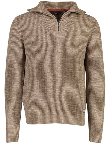 New Zealand brauner grob gestrickter Pullover
