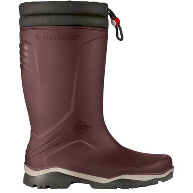 Dunlop - "Blizzard" Gummistiefel für Herren/Damen Unisex (Burgunderrot/Grau/Schwarz)
