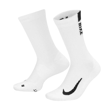 Nike - "Multiplier" Socken für Herren/Damen Unisex, Laufen (2er-Pack) (Weiß/Schwarz)