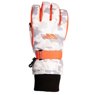 Trespass - "Laggan" Tarnmuster-Winterhandschuhe für Kinder, PU, Polyester (Grau)