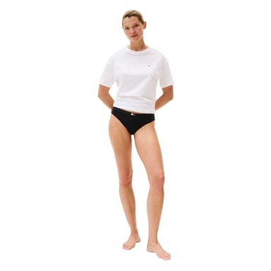 Tommy Hilfiger - Thong für Damen, Logo (3er-Pack) (Schwarz)