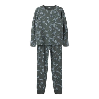 Name It Jungen-Langarm-Pyjamaset NKMNIGHTSET Fußballprint