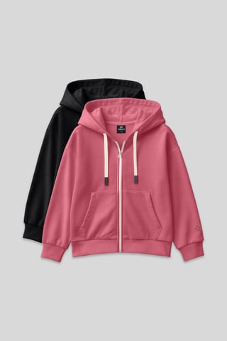 Tommy Life 2er-Pack Kapuzen-Sweatshirts mit Reißverschluss