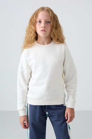 Sweatshirt aus Baumwollmischung