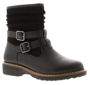 Apache Damen-Stiefeletten Mags mit Reißverschluss Schwarz