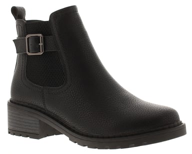 Platino Damen-Ankle-Boots Melanie mit Reißverschluss schwarz