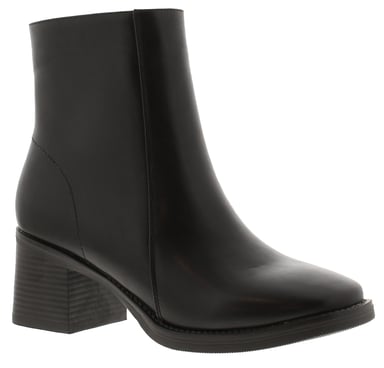Platino Damen-Stiefeletten Sasha mit Reißverschluss schwarz