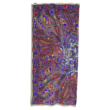 Jil Sander Paisley-Print-Schal aus mehrfarbiger Seide