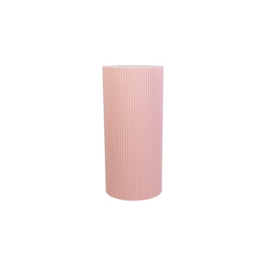 House Vitamin Beistelltisch / Säule – Zylinder MDF Hellrosa 30x65cm