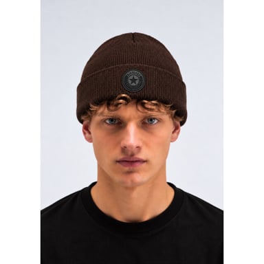 Airforce Bonnet small logo fru0620 Dark Coffee Beanie - airfo