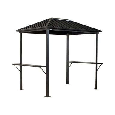 Sojag Dakota 68 Aluminium-Grillpavillon mit 2 Seitenablagen 2x2,5 m
