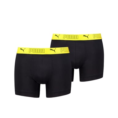 Puma Sport Micro Herren-Boxerslip in Schwarz/Gelb