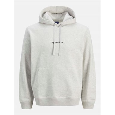 Jack and Jones Herren-Hoodie in Weiß meliert