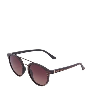 Accessoires Prive Revaux R The Texan runde Vollrand-Sonnenbrille in Braun