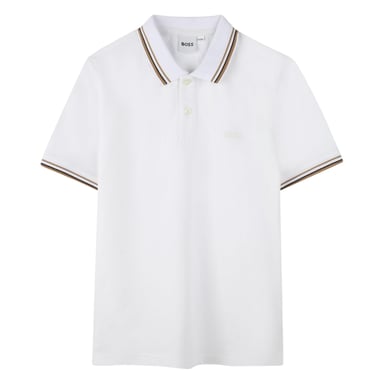 Boss - Poloshirt für Kinder (Weiß)