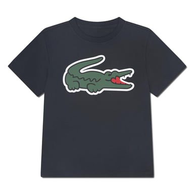Lacoste - T-Shirt für Kinder, Baumwollmischung (Schwarz)
